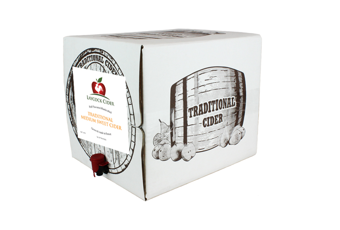 Laycock Medium Sweet Cider - 10L Box